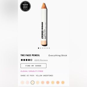 BNIB Jones Road Beauty The Face Stick in Shade 03